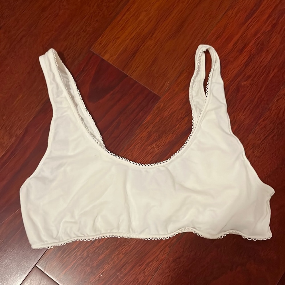 Zara white bralette